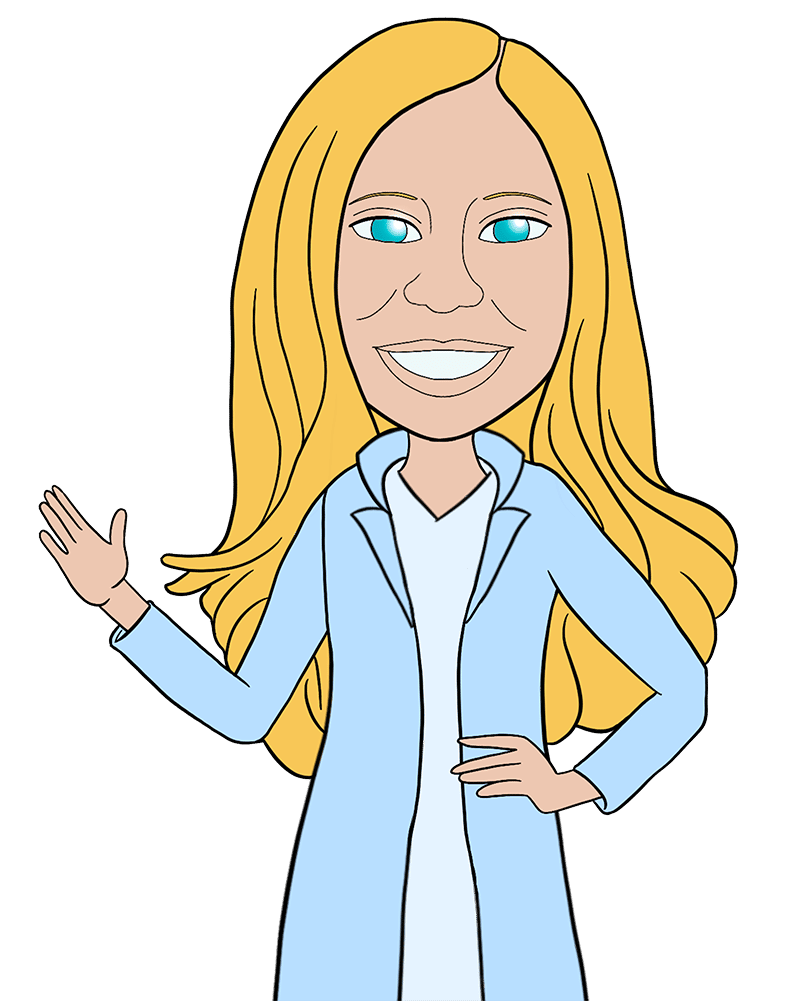 Dr. Kristin Christiansen Cartoon, Meet Our Team | Carpenter Pediatric Dentistry in Aurora, CO